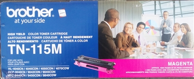 Brother TN-115M TN115M Magenta Toner Cartridge bstock