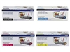 Original TN221 Set Brother TN221BK, TN221C, TN221Y, TN221M Set Black, Cyan, Yellow, Magenta Toner Cartridges Bstock