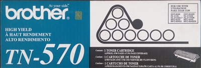 Genuine Brother TN570 Black Toner Cartridge Bstock