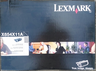 Lexmark X654X11A Return Program High-Yield Black Toner Cartridge Bstock