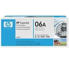 Original HP 06A Black Toner Cartridge C3906A Bstock