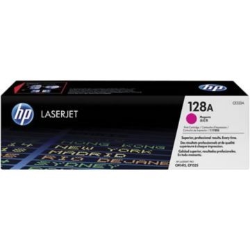 Genuine HP 128A, Magenta Toner Cartridge (CE323A)