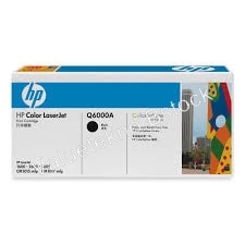 Genuine HP 124A, Black Toner Cartridge (Q6000A) Bstock blue