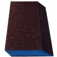 WEBB ABRASIVES 3" x 5" x 1" Dual Angle Fine/Medium Sponge  BOX OF 24 EA(05121)