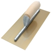 Marshalltown PermaShape Flat Golden Stainless TROWEL - 16" X 5" Wooden Handle  12175  CURRY