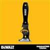 DEWALT 9-in-1 Carbon Steel Putty Knife - Black Plastic Handle - Chrome End