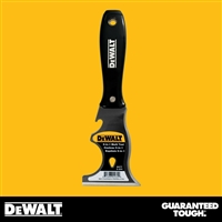 DEWALT 9-in-1 Carbon Steel Putty Knife - Black Plastic Handle - Chrome End