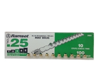 RAMSET 25 CAL GREEN STRIP LOADS..100 COUNT BOX