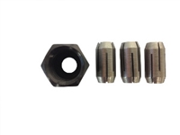 Rotomite Collet Kit With Nut  1/4"  1/8"  5/32"