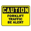 Forklift Traffic 18"X24" Aluminum Sign