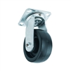 FOREST GROUP 5" Swivel Caster with Plate 10" Rear Wheel for 1/2 Cubic Yard Utility Tilt Truck  CA101