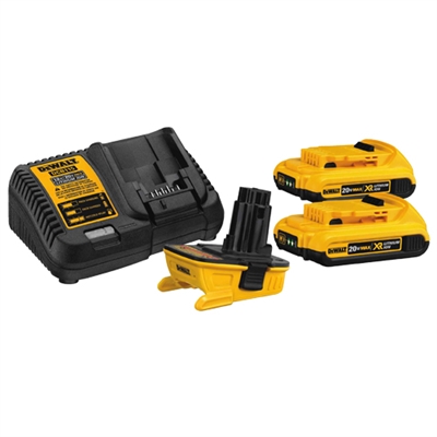 DEWALT 18V-20V Adapter Battery Combo Kit DWCA2203C