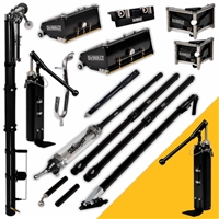 DEWALT Drywall Taping & Finishing Set with MudShot (FREE PUMP) MEGA Boxes, Extension Handles DXTT-2-616