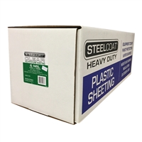 STEELCOAT 6 MIL Clear Plastic Sheeting - 12' X 100'