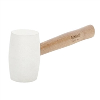 GOLDBLATT 32oz. Hickory Handle White Rubber Mallet G02145