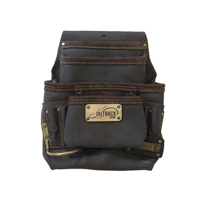 OX TOOLS Pro 10-Pocket Pouch - Oil-Tanned Leather OX-P263701
