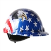 PIP Dom Cap Style American Hard Hat AMERICA Full Graphics