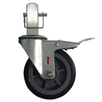 RENEGADE 6" HEAVY DUTY Scaffold Casters (Square) WITH PIN  RGDHDC6