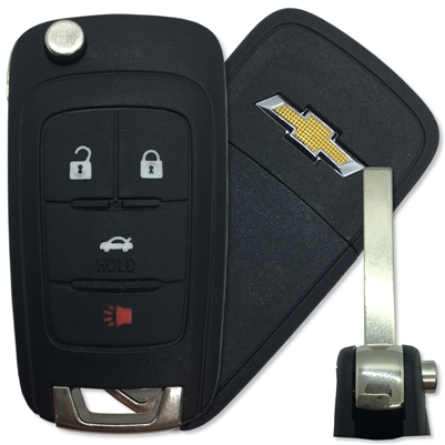 13574862 2010-2016 OEM Chevy Sonic Keyless Entry Remote Fob Flip Key