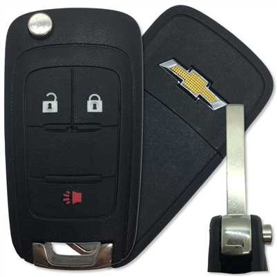 13574862 2010-2016 OEM Chevy Equinox and Sonic Keyless Entry Remote Fob Flip Key