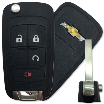 2010-2018 OEM CHEVROLET EQUINOX FLIP KEY FOB OHT01060512