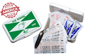 Certified Safety Tick Removal First Aid Poly Kit