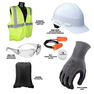 Radians Deluxe Employee Safety Starter Kit with Bag