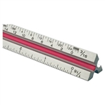 Alvin 12" Solid Aluminum Architect Triangular Scale