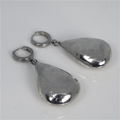 Fine silver earrings,