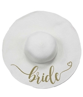 Bride Floppy Beach Hat