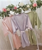 Satin Robes with Crystal Bridal Titles