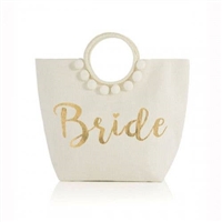 Bride Pom Pom Tote