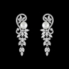 Crystal and Pearl Earrings