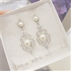 CZ Chandelier Earrings and Bracelet