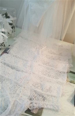 White Lace Bride Boyshorts