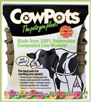 COW POTS 100% BIODEGRADABLE POT 5 INCH ROUND,EACH