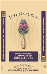 JOLLY GARDENER JUST NATURAL ORGANIC COMPOSTED MANURE .75CF