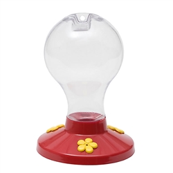 PERKY PET PLASTIC HUMMINGBIRD FEEDER WITH NECTAR 16OZ