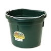 MILLER P22FBGREEN FLAT BACKED PLASTIC BUCKET, 22 QUART, GREEN