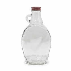 LEADER 67485 GLASS BOTTLE MAPLE SYRUP 8.45 OZ W/HANDLE