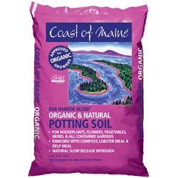 COAST OF MAINE BAR HARBOR ORGANIC POTTING MIX 16QT