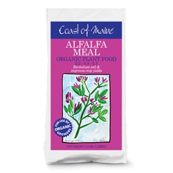 COAST OF MAINE ALFALFA MEAL ORGANIC PLANT FOOD, 2.2-0.4-2.3, 4LB