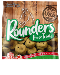 BLUE SEAL ROUNDERS HORSE TREAT PEPPERMINT 30OZ