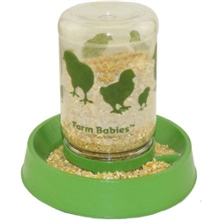 Lixit Farm Babies Baby Chick Feeder/Waterer 32oz