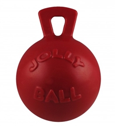 JOLLY BALL TUG N TOSS 6IN RED