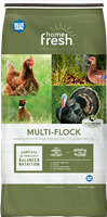 BLUE SEAL HOME FRESH MULTI FLOCK CHICK N GAME STARTER/GROWER PELLET 50LB