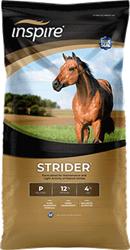 BLUE SEAL INSPIRE STRIDER 12% PELLETED HORSE FEED 50LB