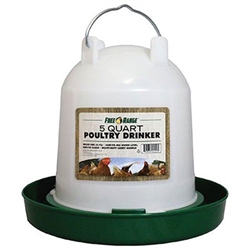 Harris Farms Free Range Plastic Poultry Drinker 5 quart