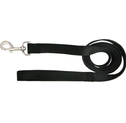 CLASSIC NYLON LEASH 5/8X6 BLACK