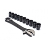 CRESCENT CPTAW8 X6 PASS THRU ADJUSTABLE WRENCH SET 10PC